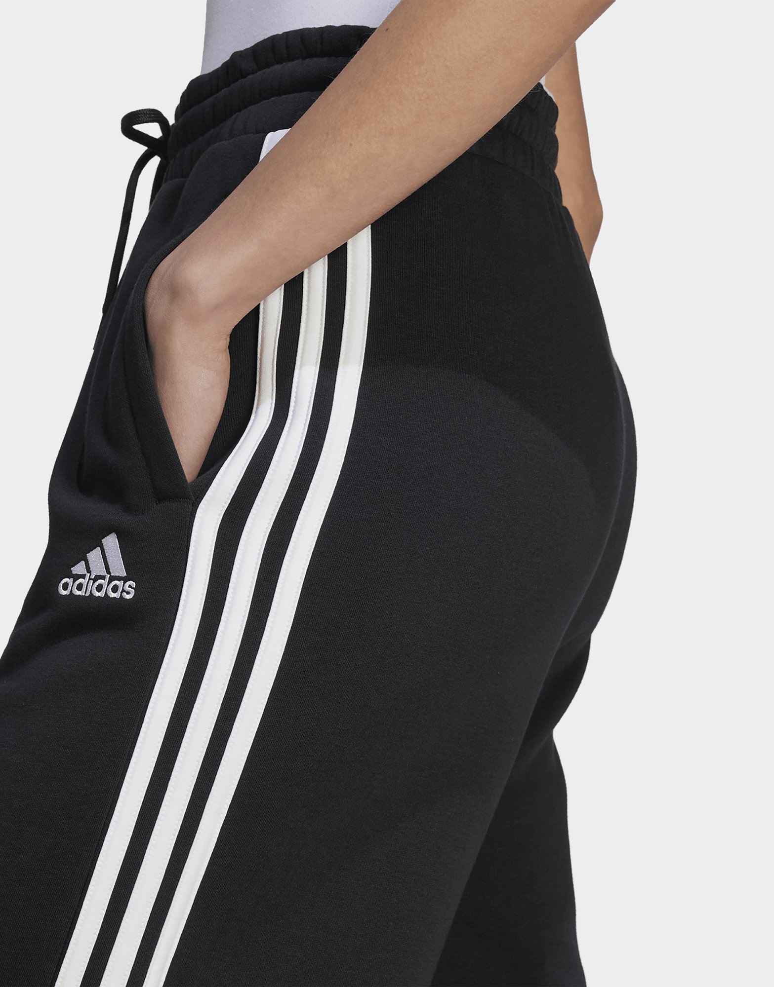 adidas Pantalon large en molleton Essentials 3-Stripes