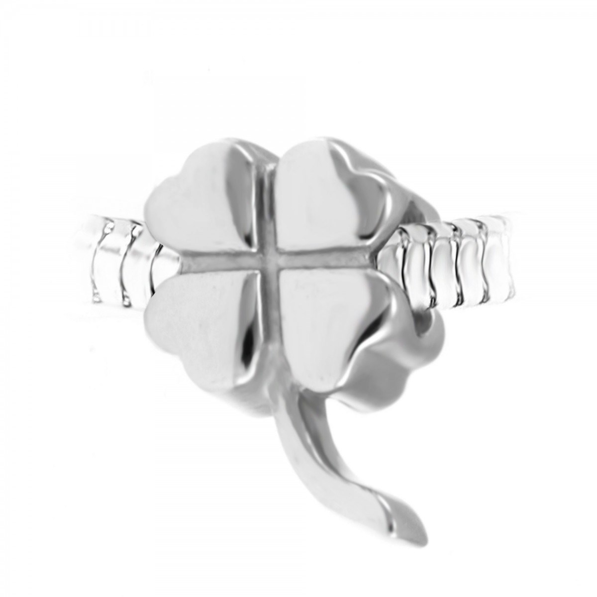 Charm perle trèfle SC Crystal
