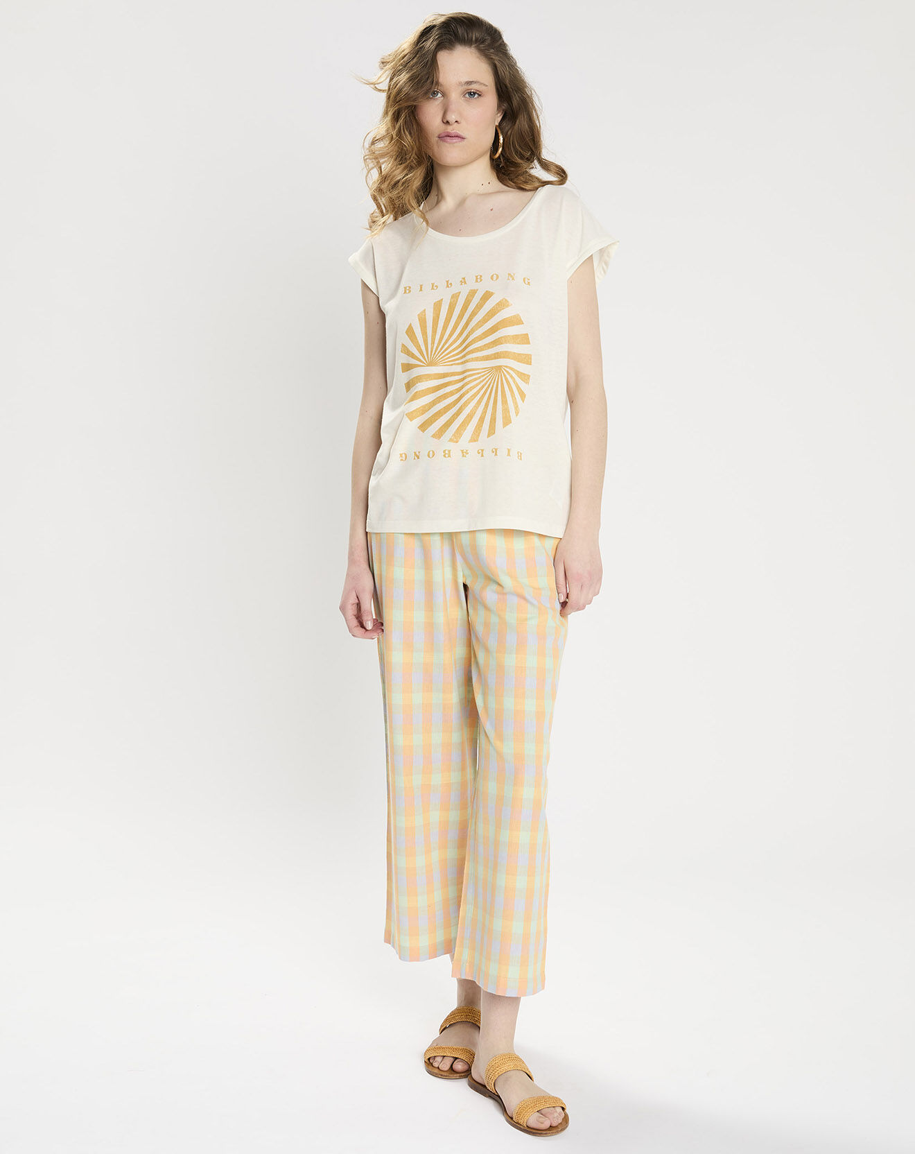 Billabong Pantalon 7/8ème Into You vichy multicolore