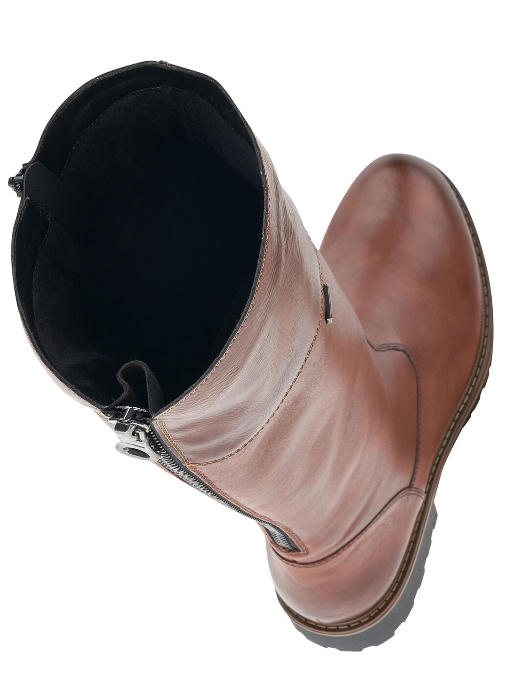 Remonte, gefütterte Damen-Stiefel, Winterschuhe, Weite G, mit Reissverschluss