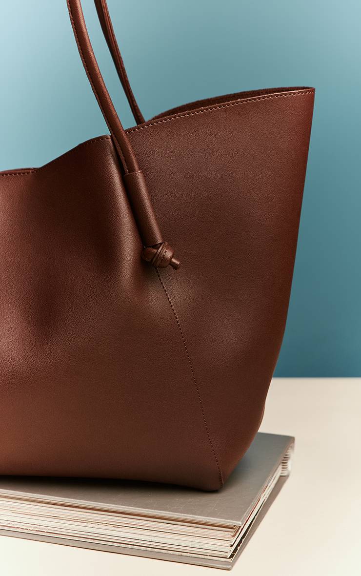 Marron Sac Cabas Fourre-tout En Synthétiquecuir