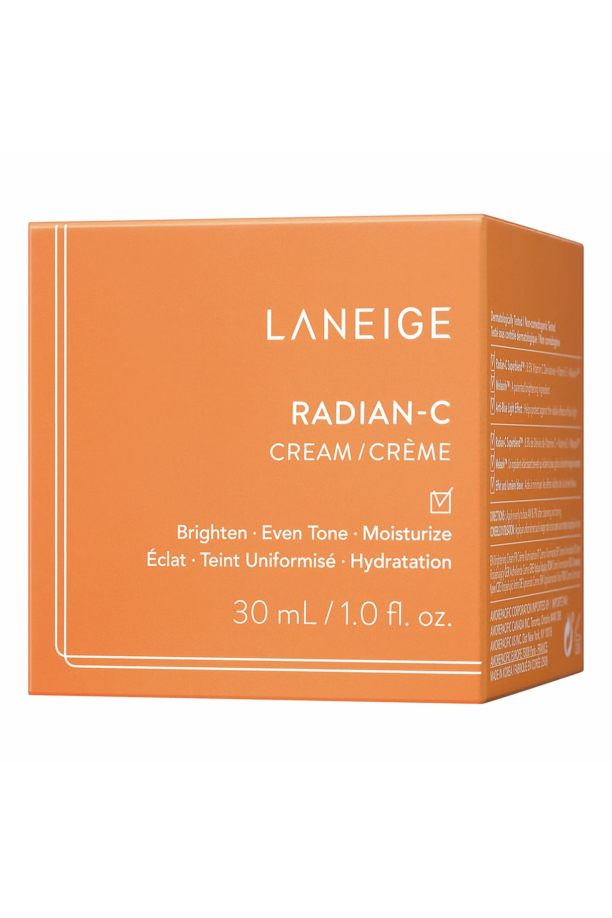 Laneige Crème hydratante Radian c-cream-30 ml