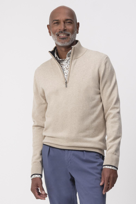 Campbell beige heren trui
