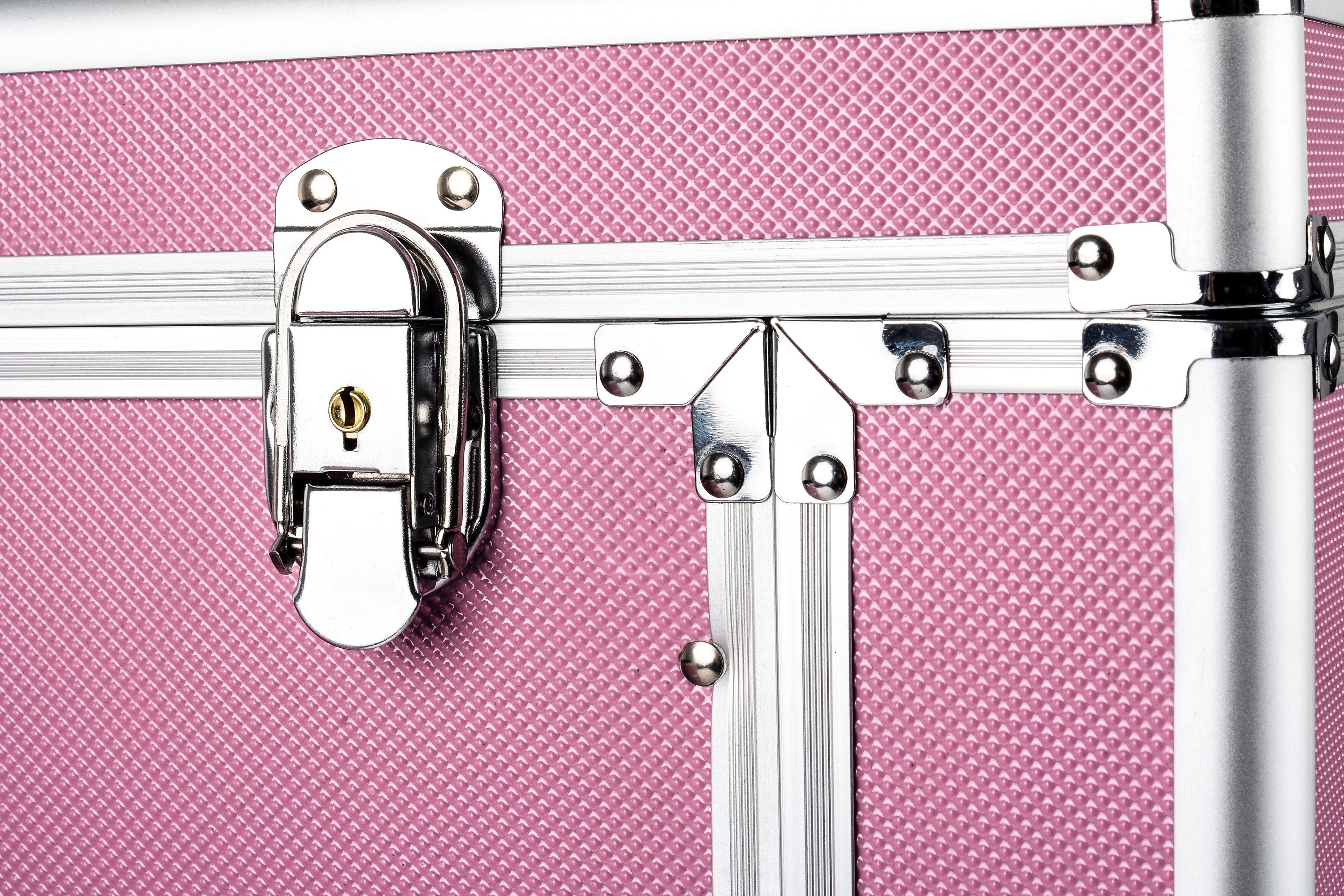 Kosmetikkoffer Trolley GLAMOUR pink