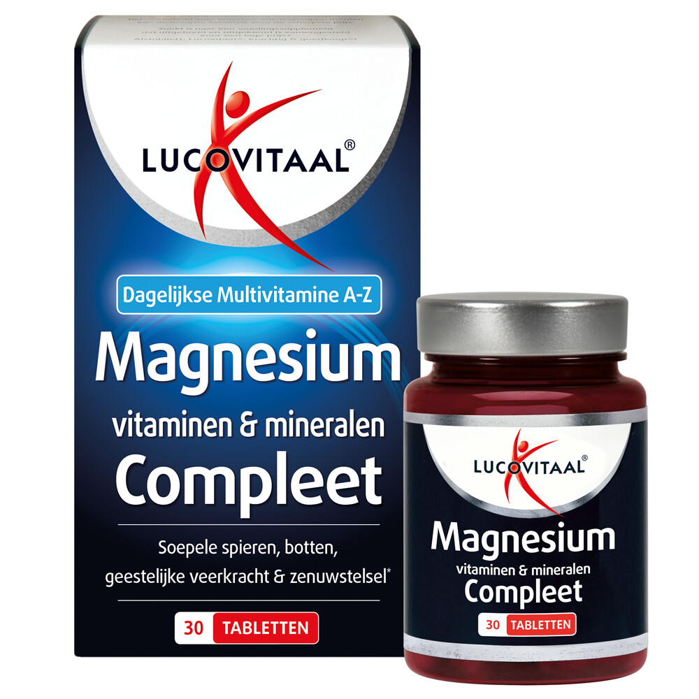 2x Lucovitaal Magnesium Vitamine en Mineralen Compleet30 tabletten