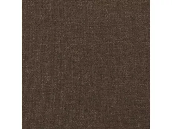 Sommier à lattes de lit Marron foncé 180x200 cm Tissu