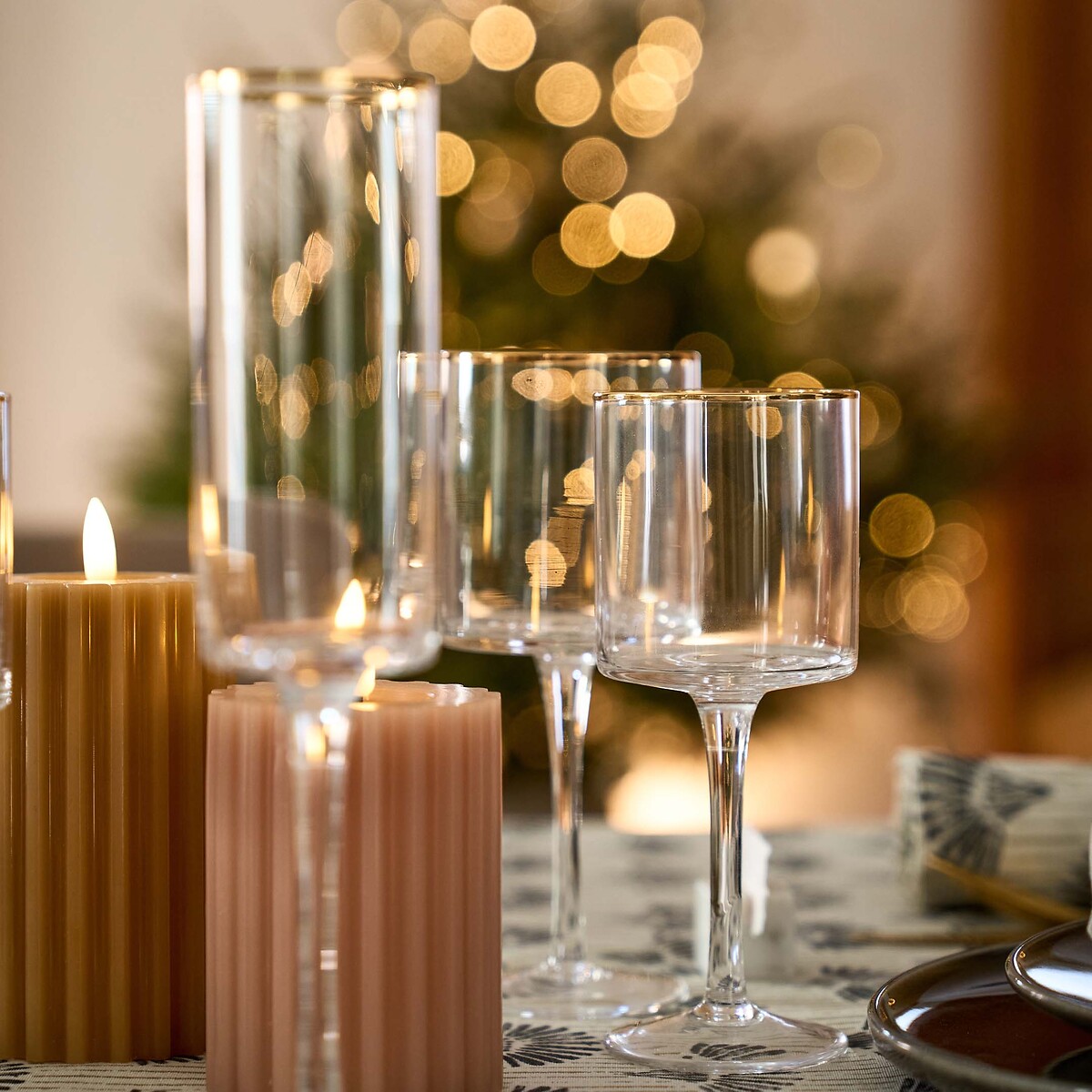 LA REDOUTE INTERIEURS<br>Conjunto de 6 taças de vinho, Coblice
