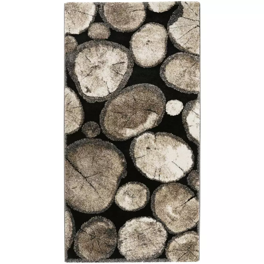 Wecon home Kurzflorteppich Logs beige