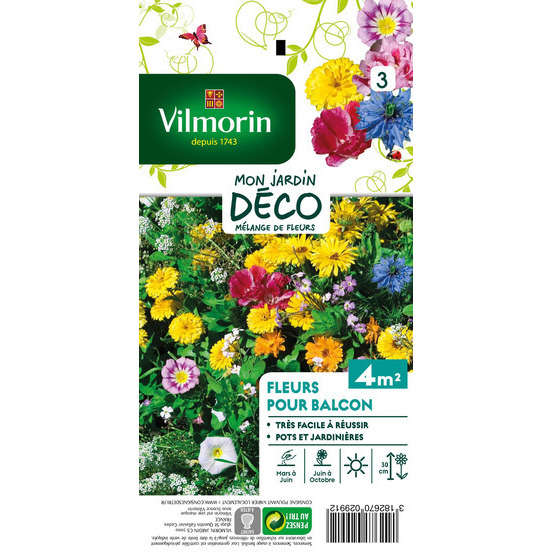 Fleurs annuelles pour balcons 5 g
