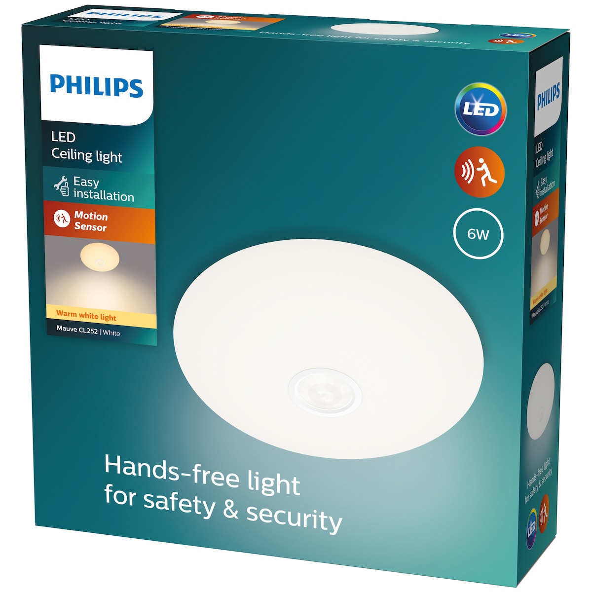 Philips Mauve taklampe 6W