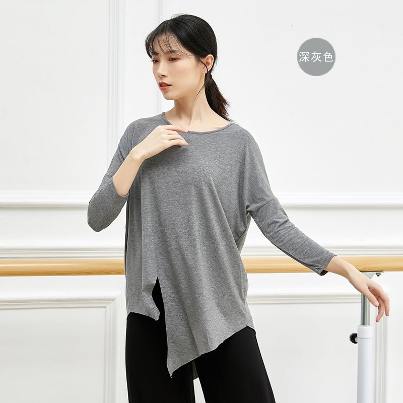 Cossita - Asymmetrisch dans-T-shirt met lange mouwen
