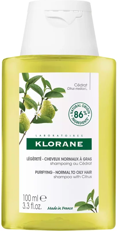 Klorane - Shampoing au Cédrat - Légèreté 100 ml