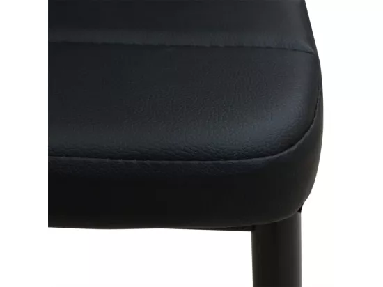 Ensemble table et chaise de salle à manger 5 pièces noir