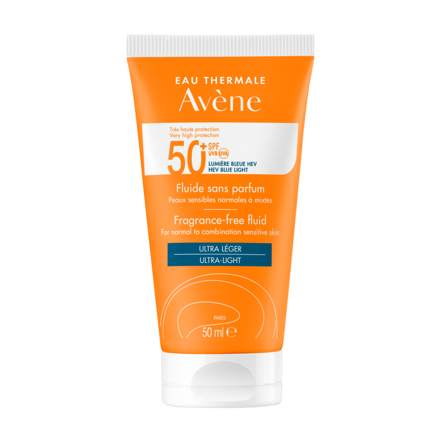 Avène Sun Fluid SPF50  ansikt 50 ml