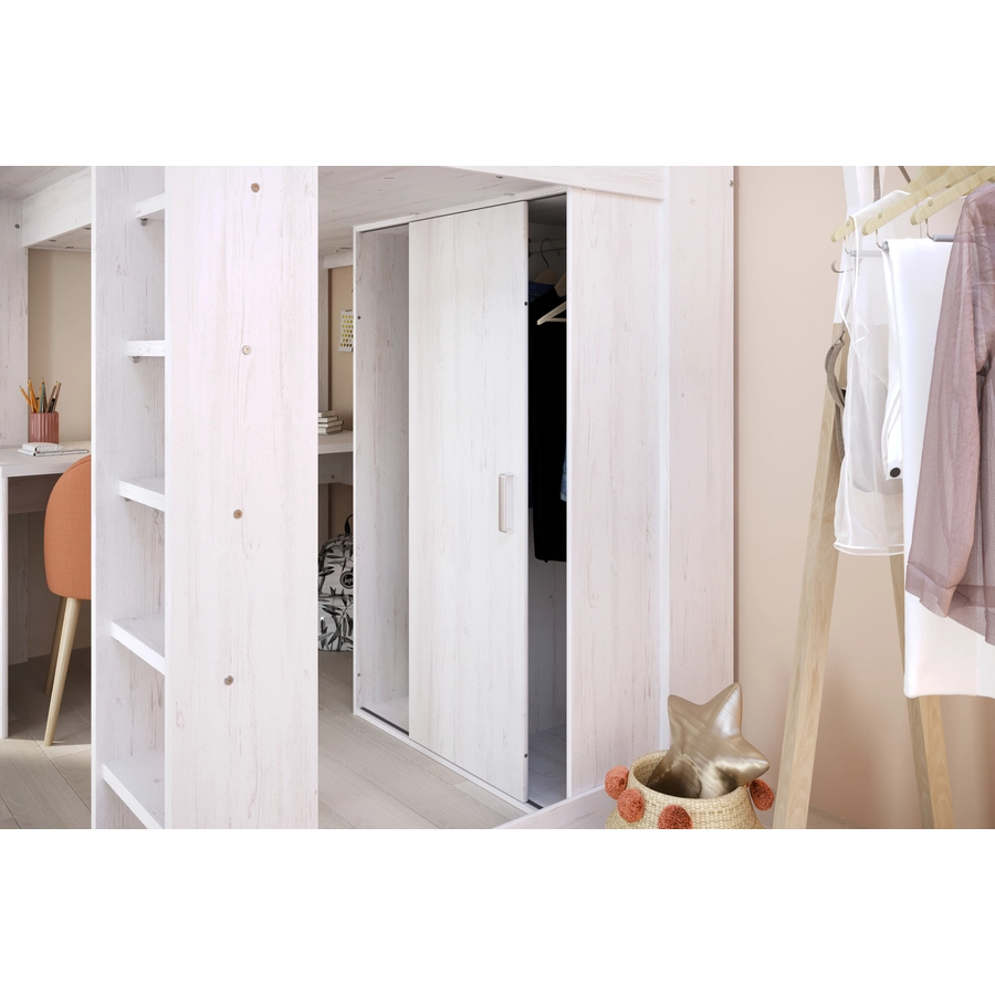 Parisot Multifunktionshochbett Higher 1 Esche Nordische Esche