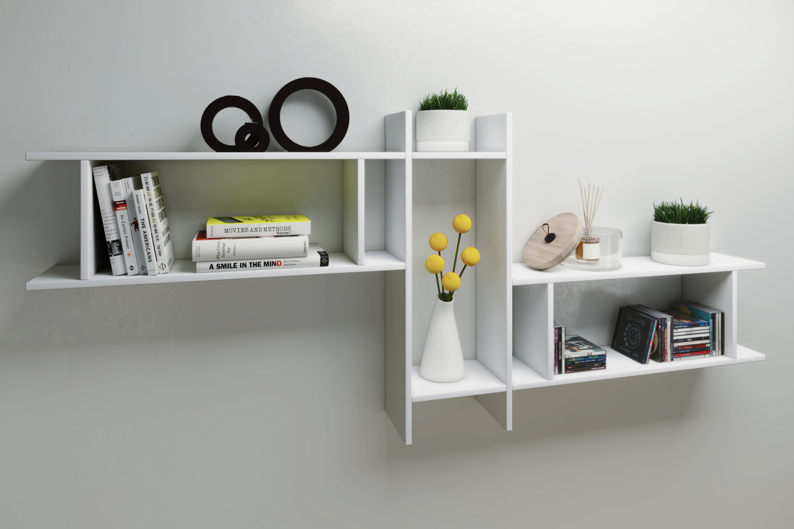 Wandregal SIROLA - Buche - 80 cm