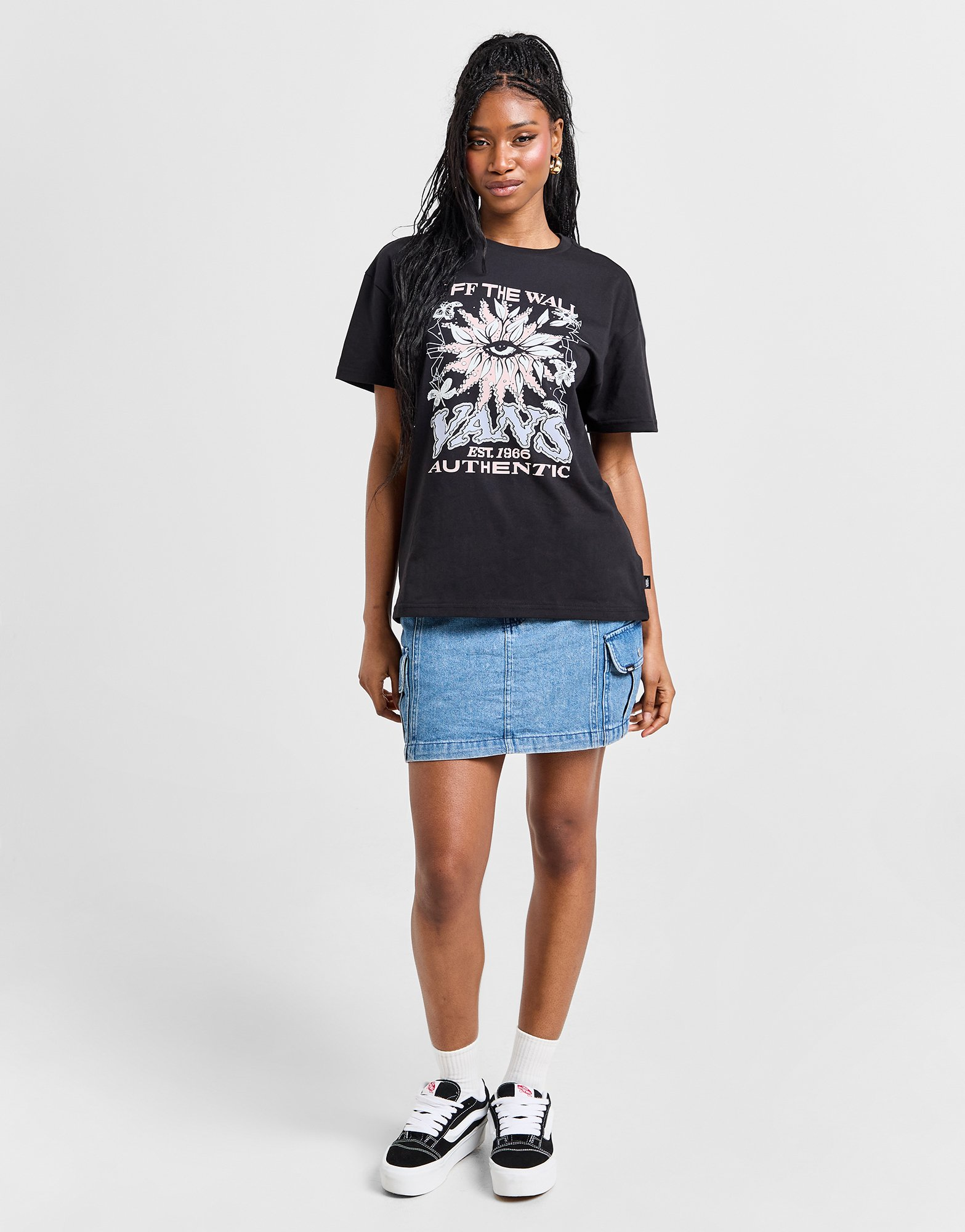 Vans T-shirt Eyeball Authentic Femme