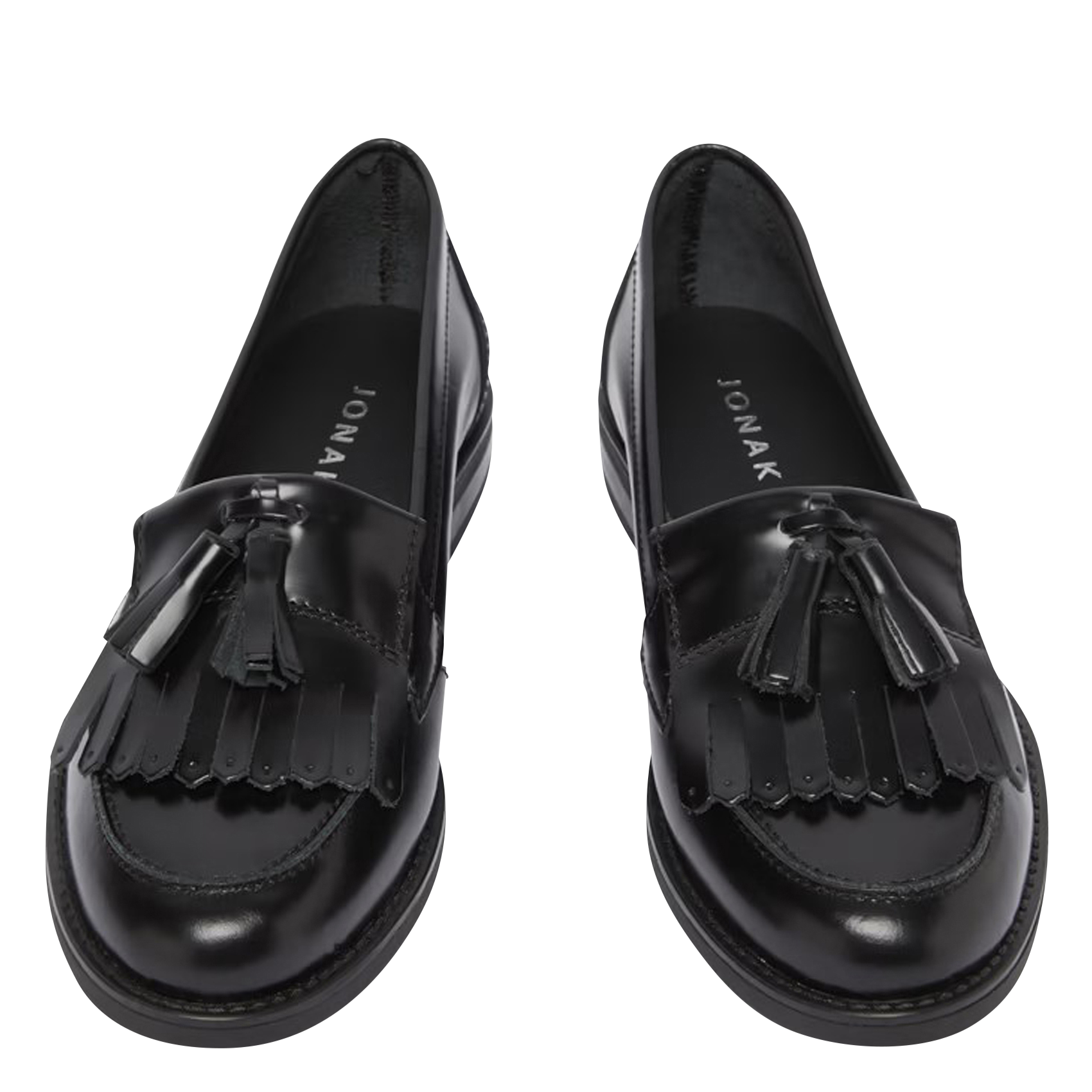 NELLE - Mocassins en cuir | Noir