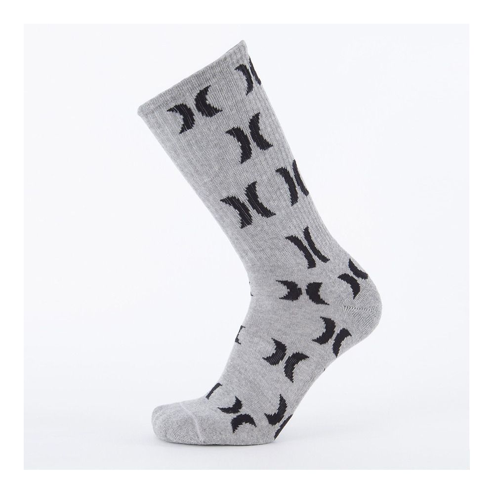 Hurley PRINT TERRY CREW - Chaussettes Homme white/multi