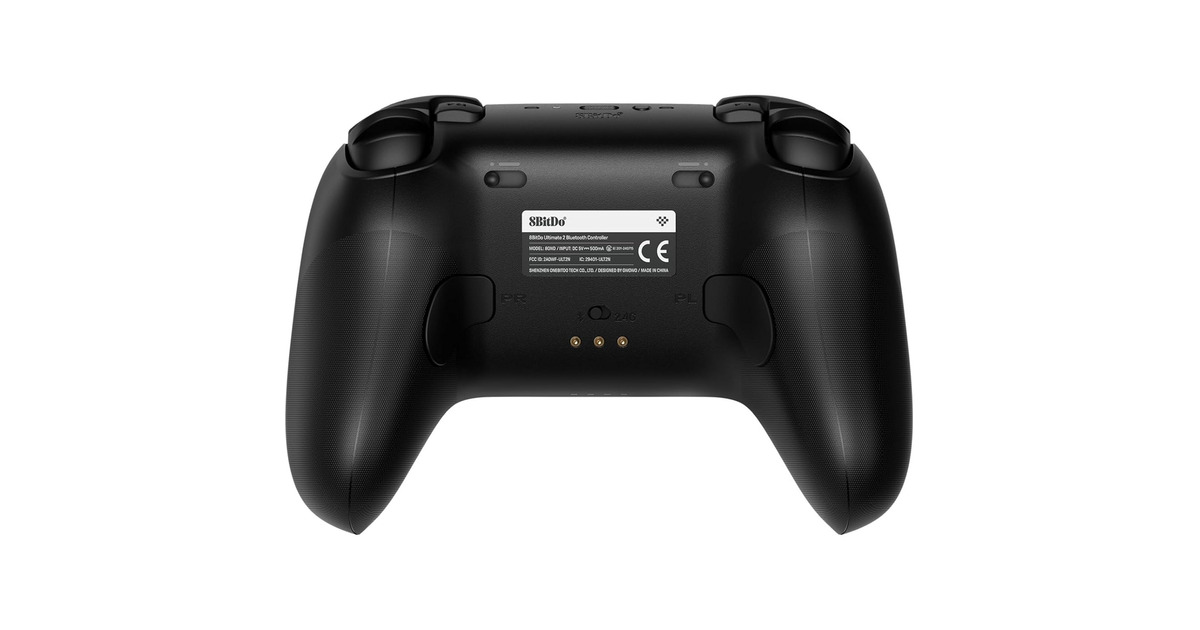 8BitDoUltimate 2 Bluetooth Controller  (Zwart, Pc, Switch 2, Bluetooth / USB-C / 2.4 GHz)