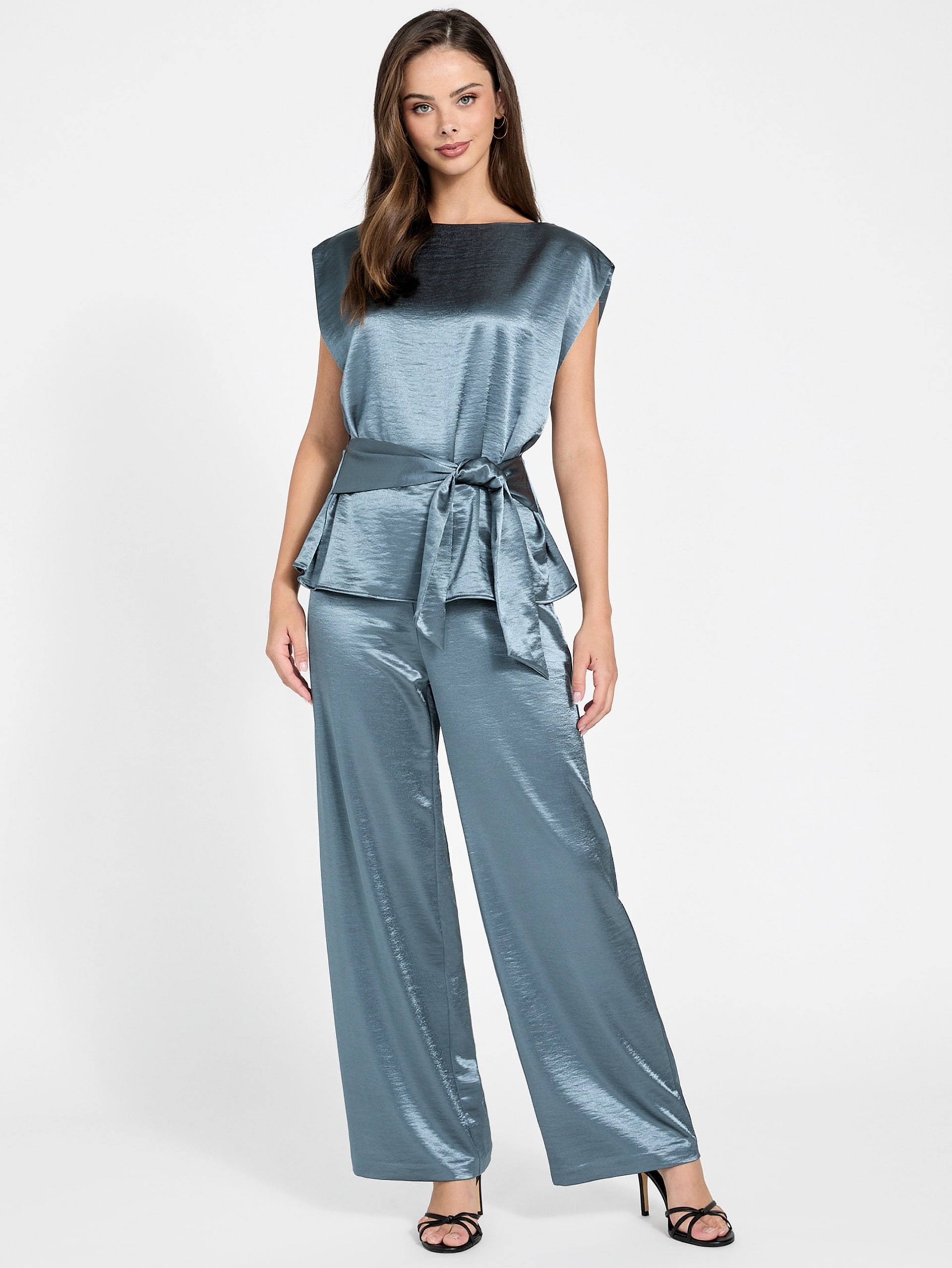 Blusa de cetim