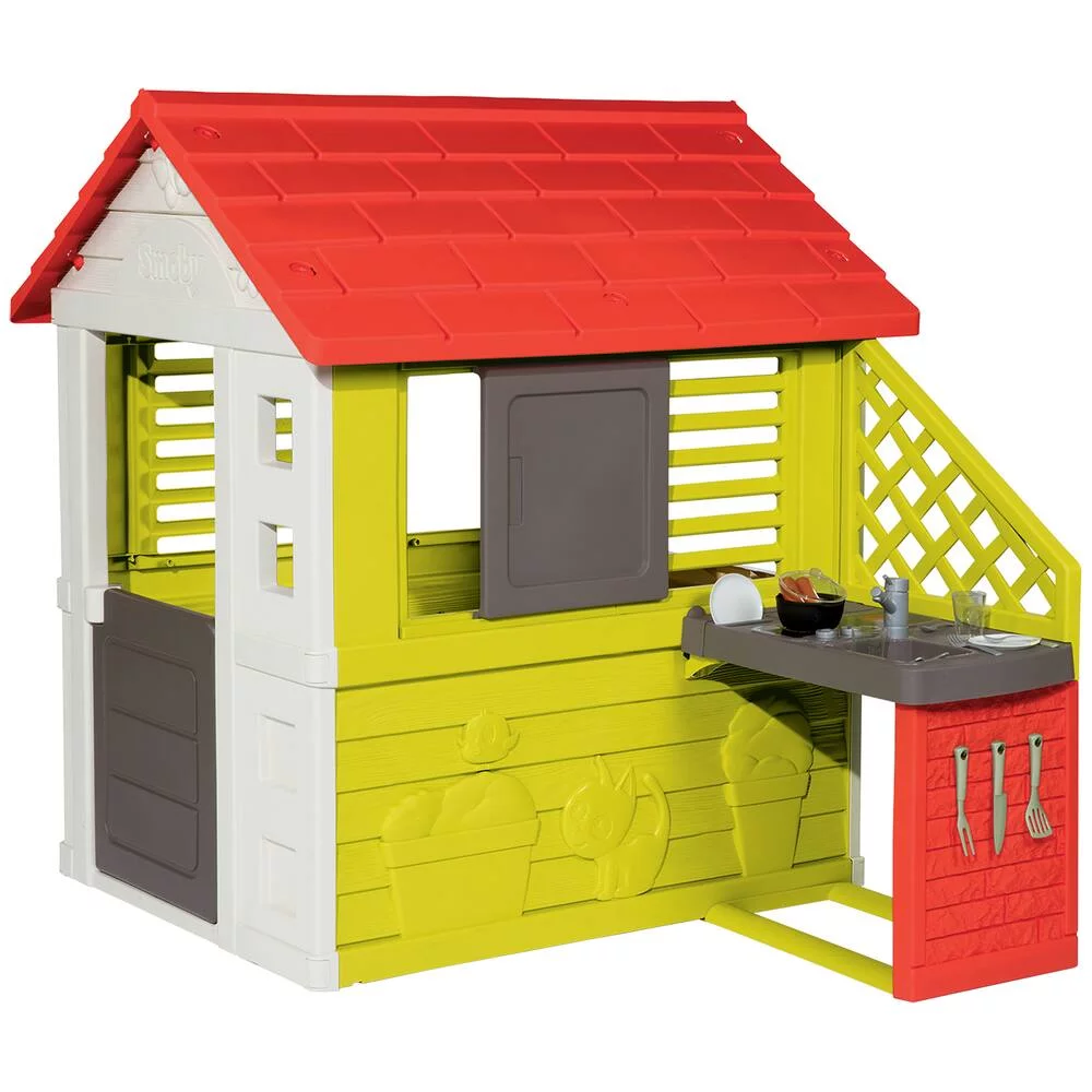 MAISON NATURE AVEC CUISINE D'ETE SMOBY