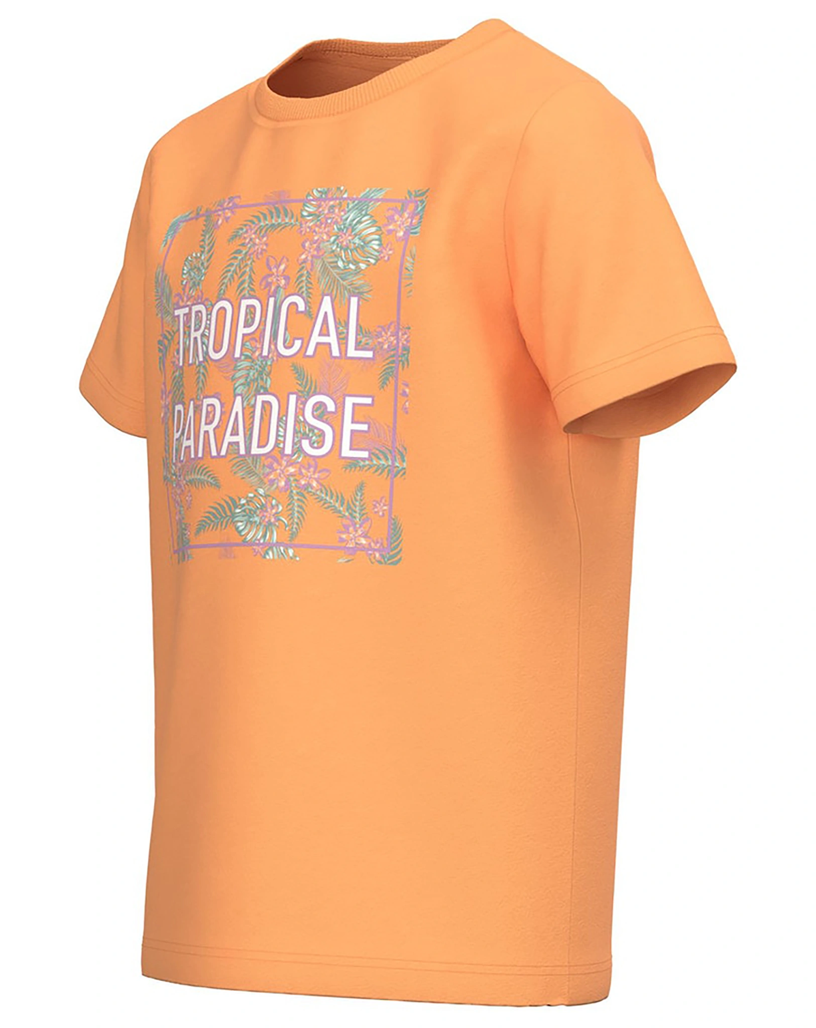 T-Shirt NKFJASMINE - TROPICAL in mock orange