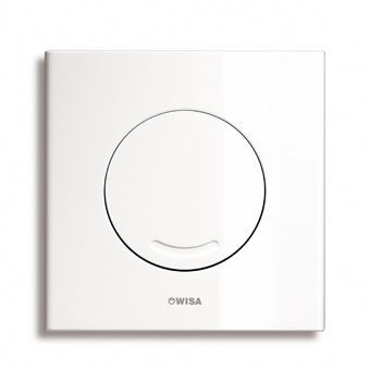 Wisa XS bedieningsplaat Argos urinoir 16x16cm kunststof pergamon