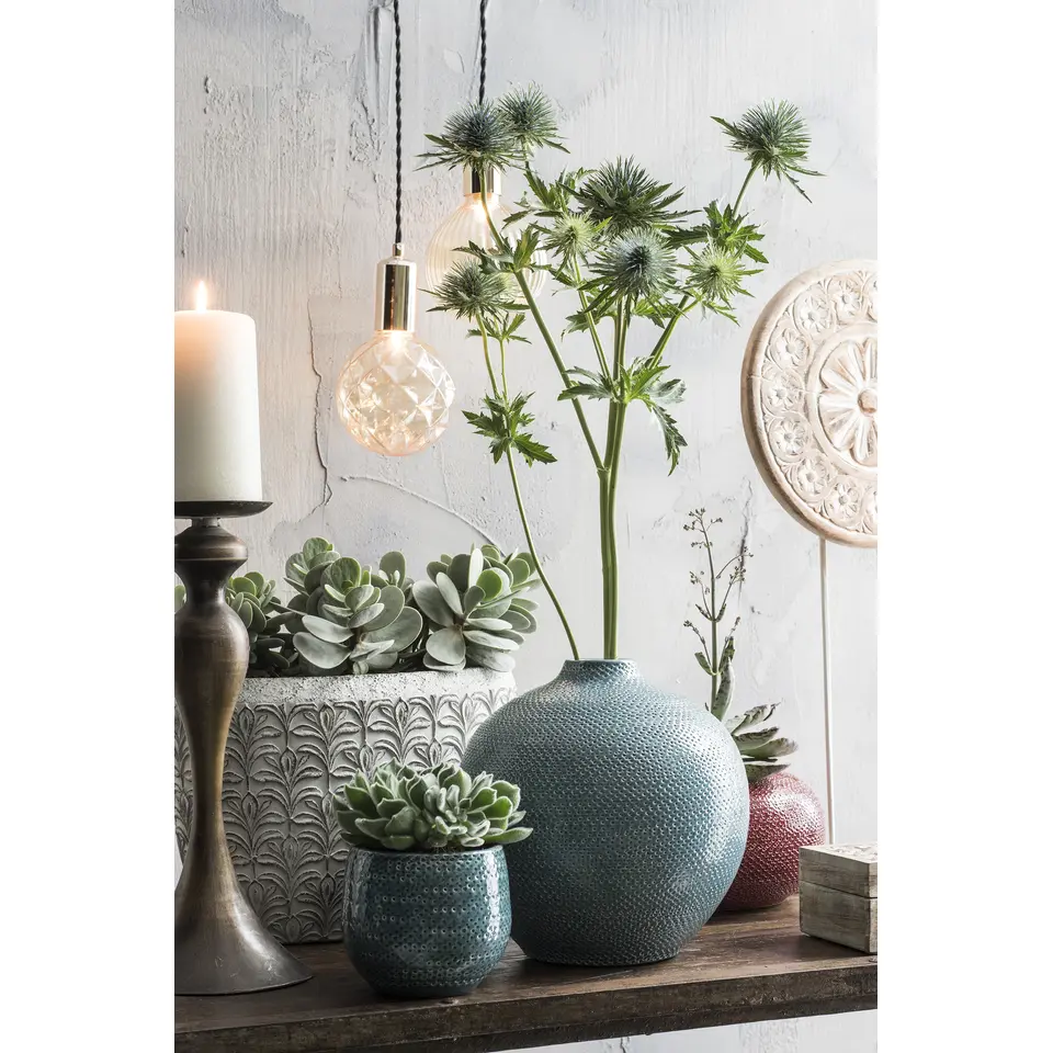 Mica Decorations Gabriel bloempot Blauw