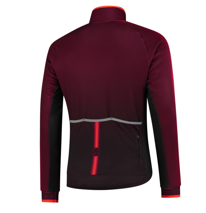 Rogelli Dex Cykeljakke - Bordeaux / Rød