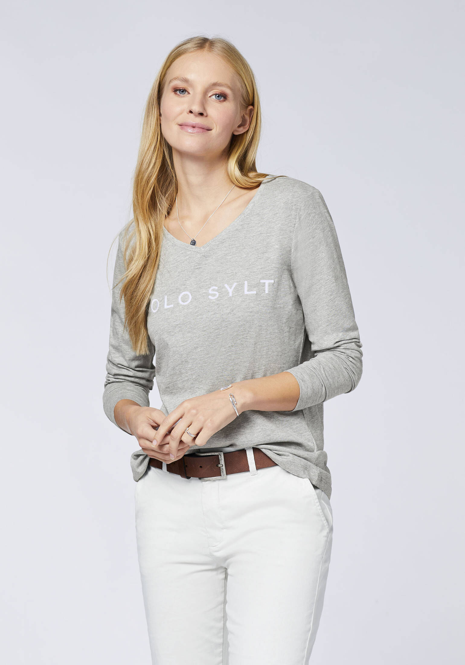 Polo Sylt| Damen T-Shirt im Label-Design