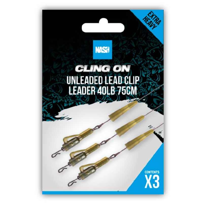 Bas De Ligne Nash Cling On Unleaded Lead Clip Leader