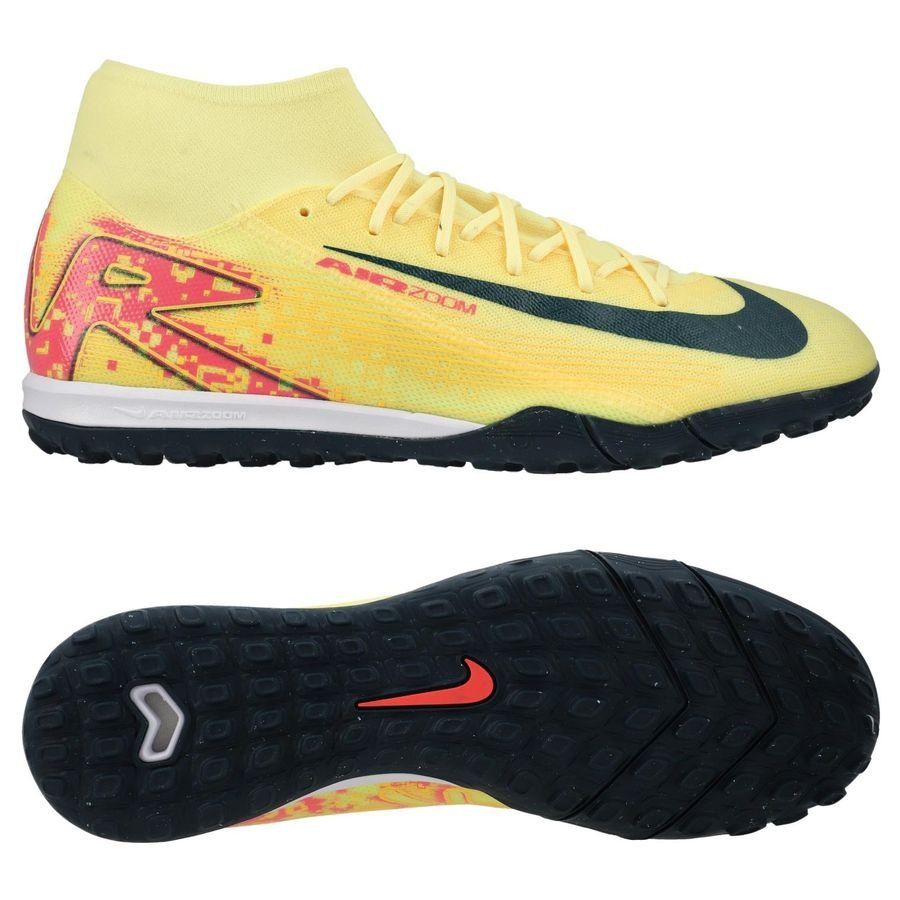 Nike Air Zoom Mercurial Superfly 10 Academy TF Mbappé Personal Edition - Orange/Bleu