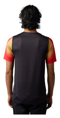 Maillot Manches Courtes Fox Flexair Novah Noir / Blanc