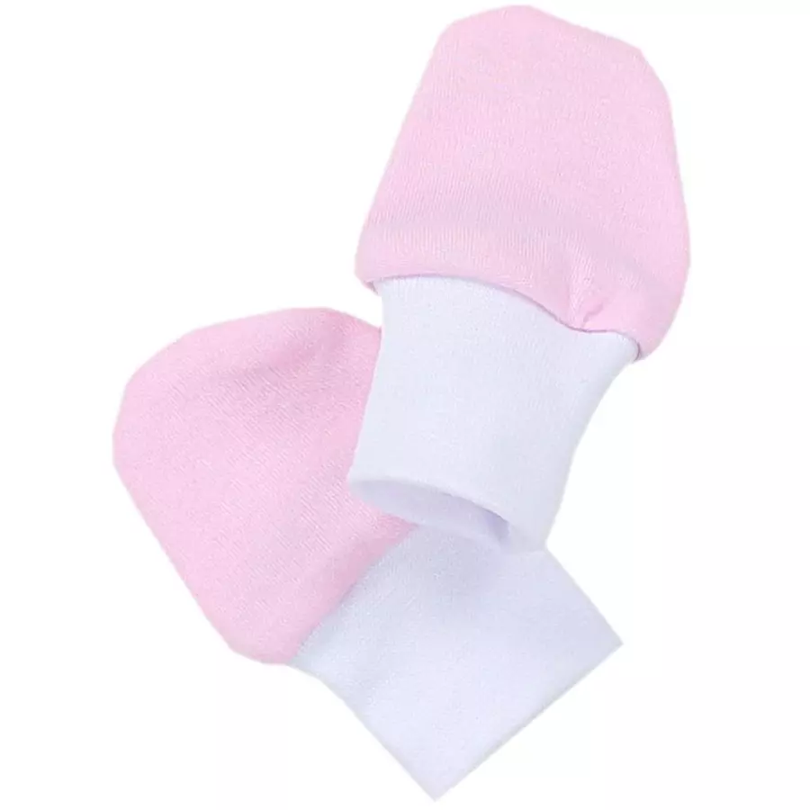 TupTam Baby Handschuhe Neugeborene Kratzhandschuhe rosagelb