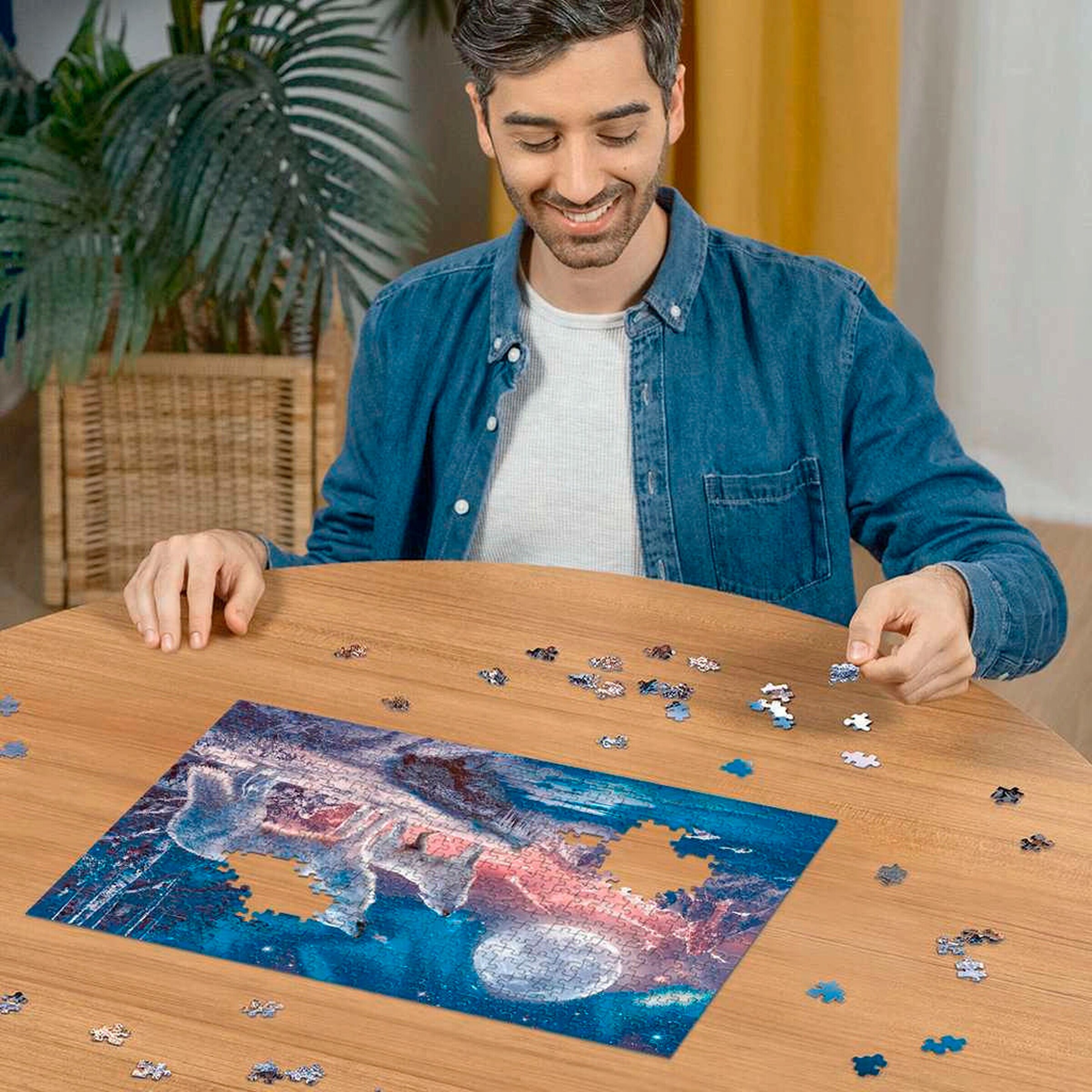 Ravensburger Wolf im Nordlicht