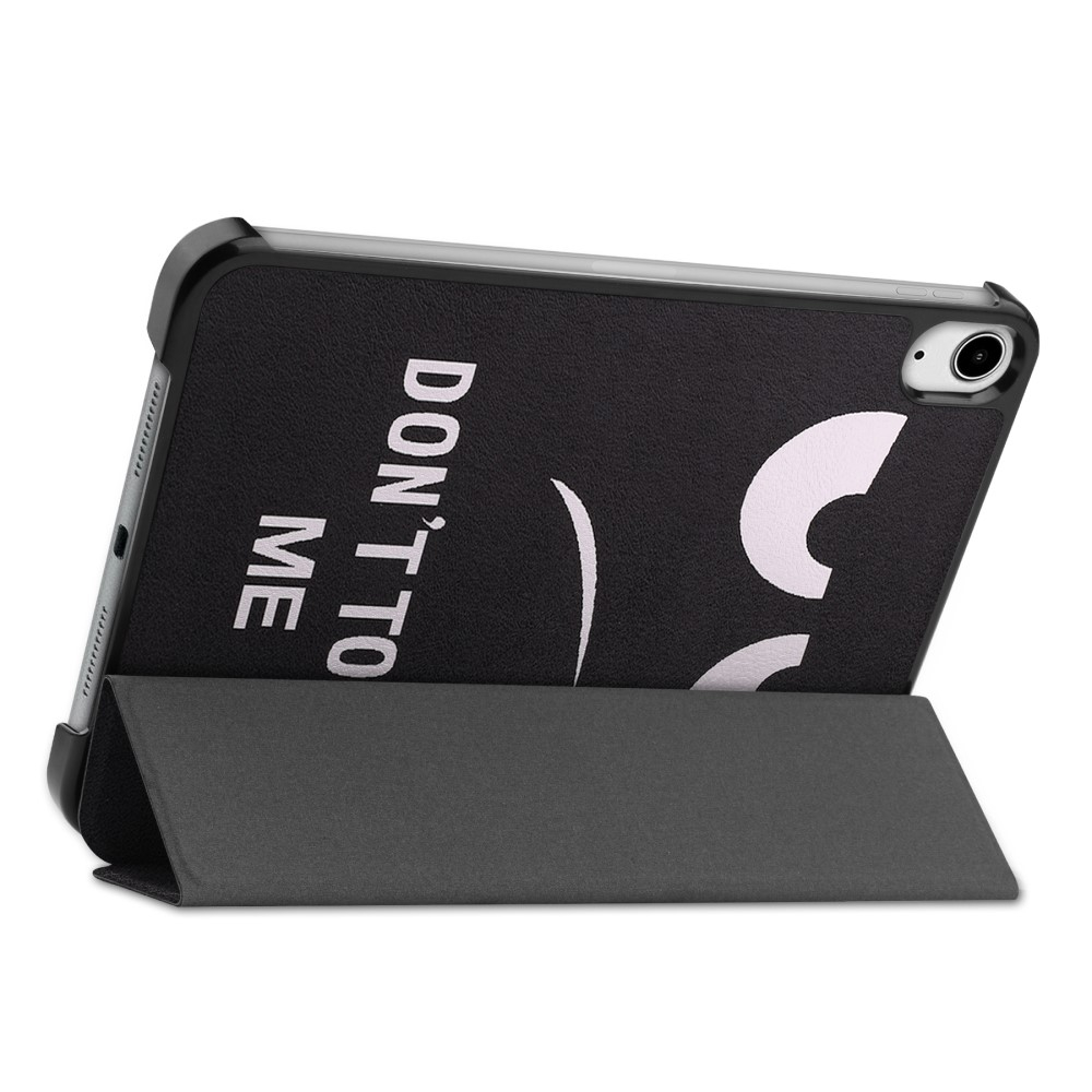 iPad Mini 7 (2024) / Mini 6 (2021) Leder Tasche Smart Cover Schutzhülle - Don't Touch Me