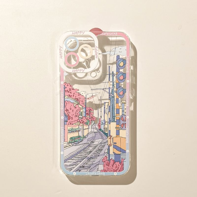 Mobby - Cartoon Transparant Telefoonhoesje - iPhone 13 Pro Max / 13 Pro / 13 / 13 mini / 12 Pro Max / 12 Pro / 12 / 12 mini / 11 Pro Max / 11 Pro / 11 / SE / XS Max / XS / XR / X / SE 2 / 8 / 8 Plus / 7 / 7 Plus / 6 / 6 Plus