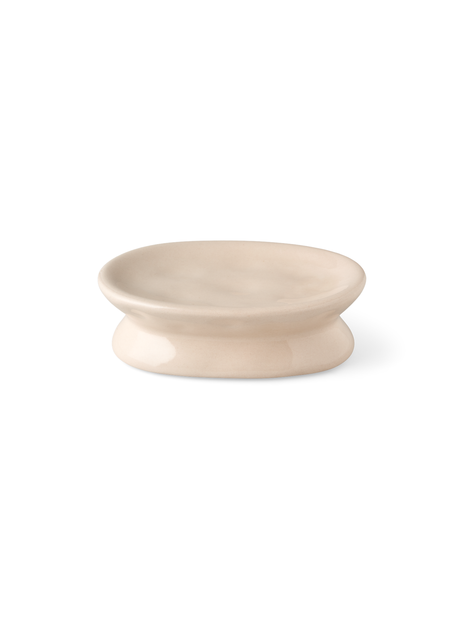 Sæbeskål | Keramik. 12 x 8,3 x 4 cm. | Off White
