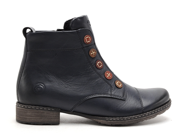 Remonte boots bottine plates femme d4392 bleu