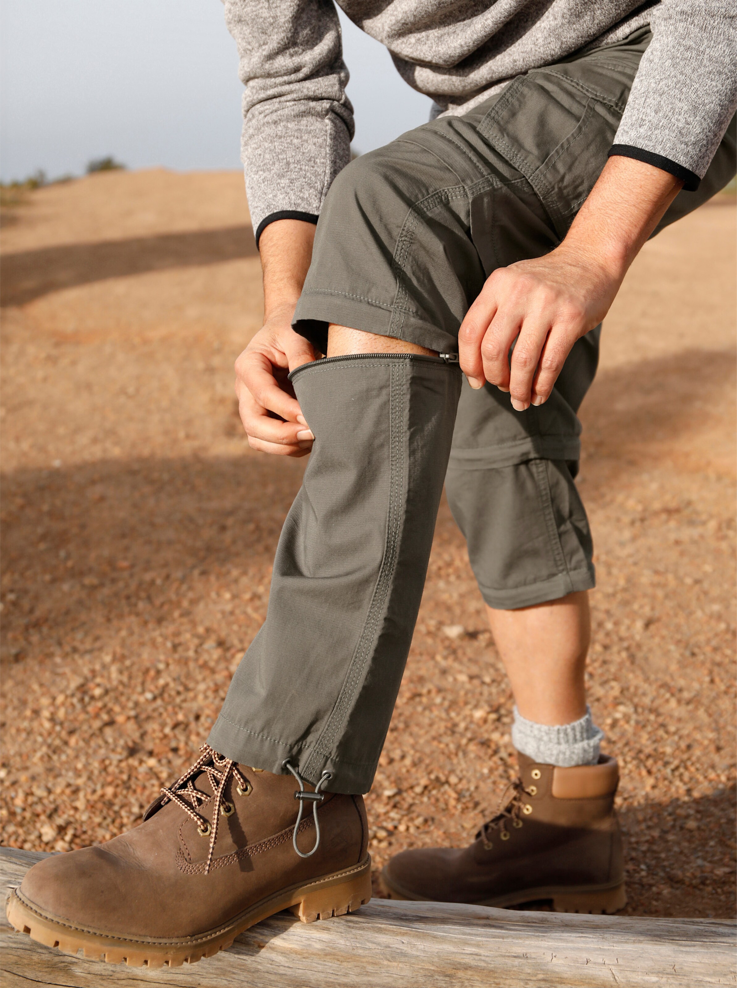 Catamaran Sports Zip-off-Hose in khaki