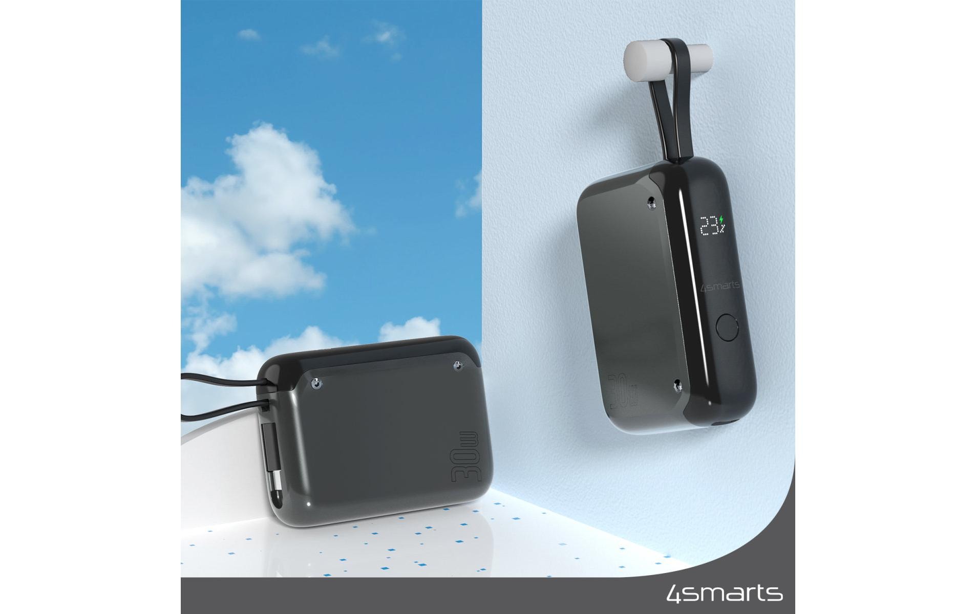 Powerbank Pocket 10000 mAh, SpacegrauPowerbank mit Lithium-Ion (Li-Ion) Akku
