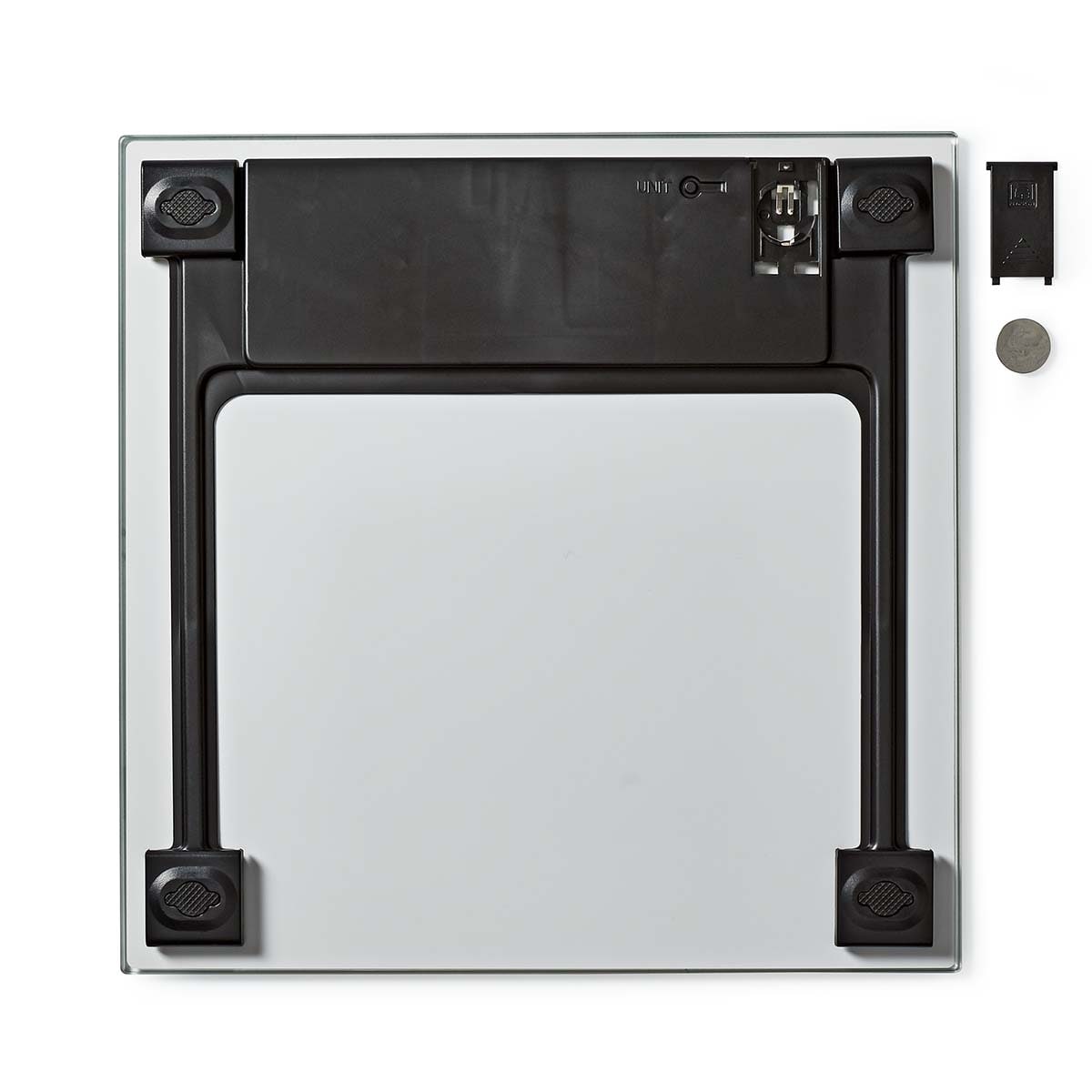 Nedis Personvekt | Digital | Hvit | Herdet Glass | Maksimal vekttrykk: 150 kg