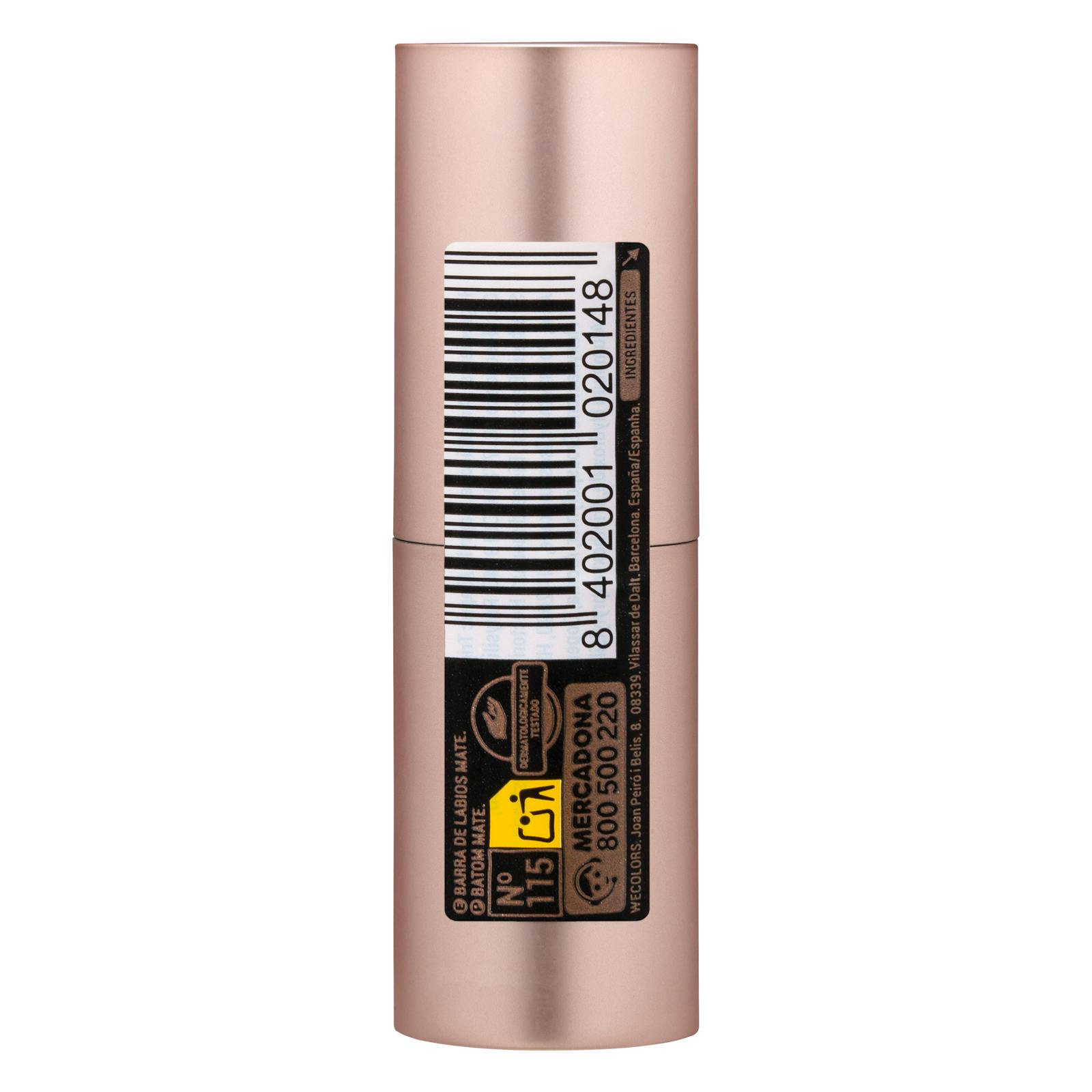 Rouge à lèvres mat Deliplus 115 rose intense