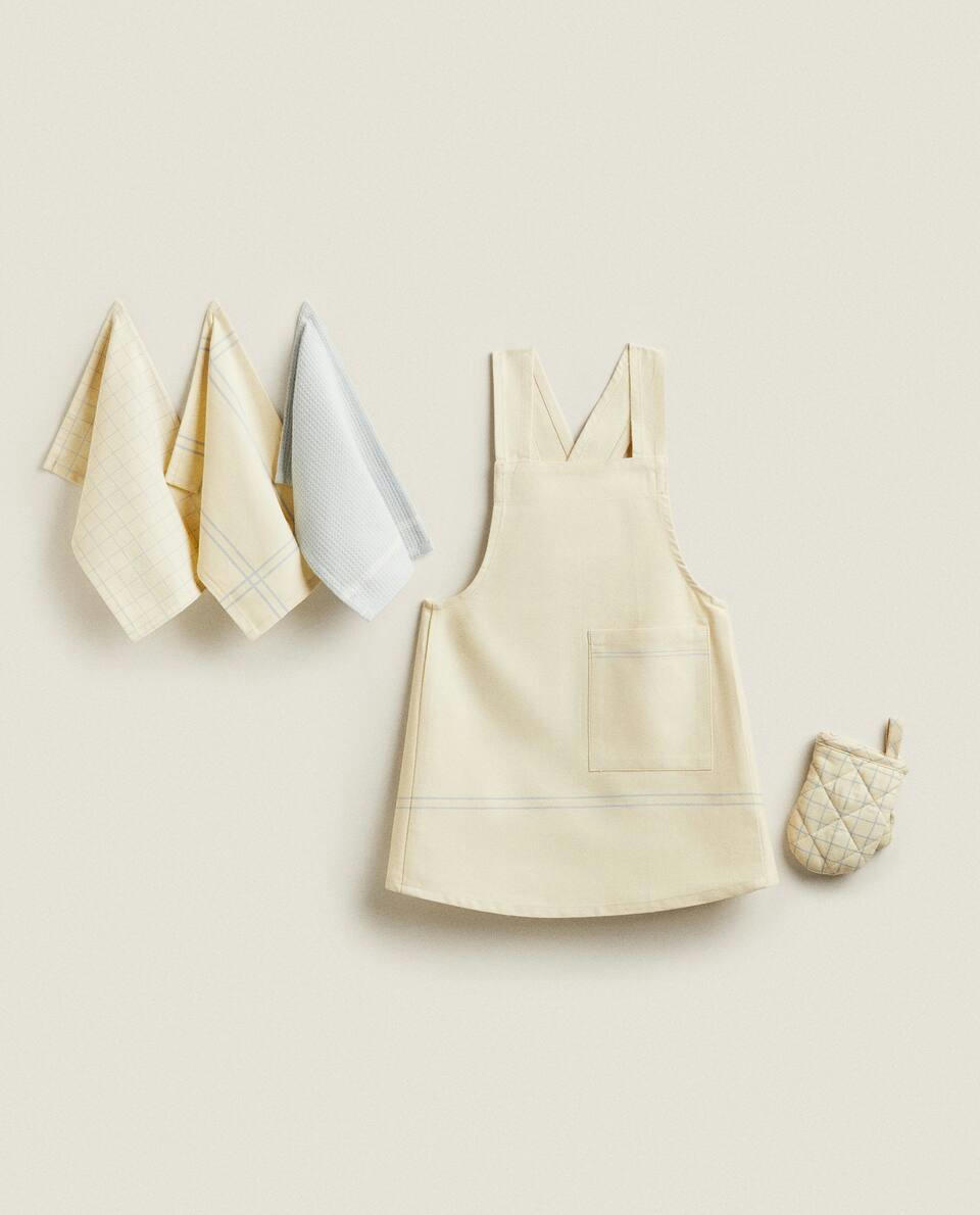 Conjunto de roupa de cama para cozinha infantil
