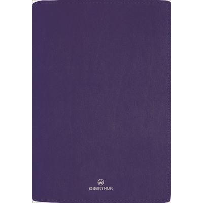 Agenda Feroe - la semaine sur 1 page et une page de note - 15 x 21 cm - violet - Oberthur
