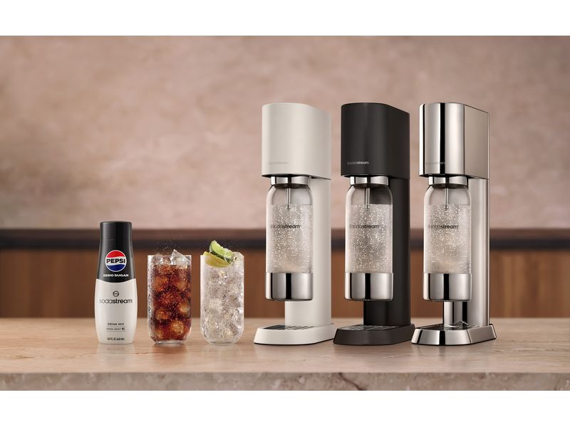 Sodastream Wassersprudler Enso Sand Wassersprudler mit Quick Connect Zylinder
