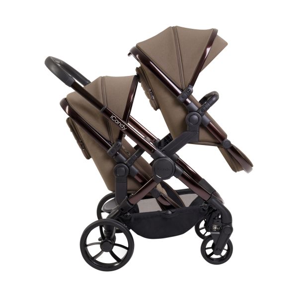 ICandy Peach 7 Twin Kinderwagen - Essentiel Bundel - Cookie