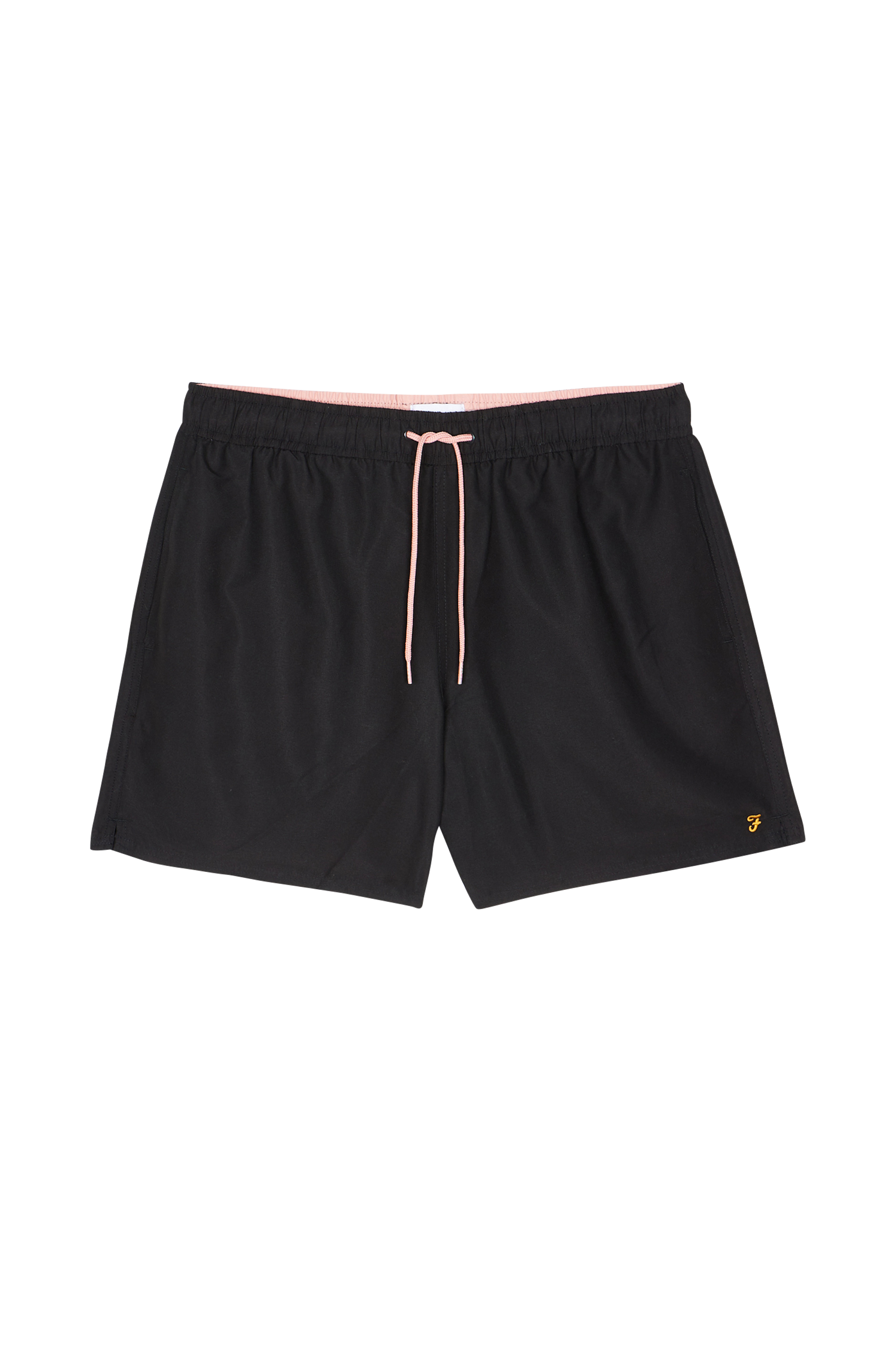 FARAH Short de bain COLBERT PLAIN SWIM Noir