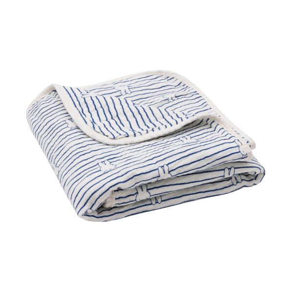 Jollein Miffy Wiegdeken - Hydrofiel - Stripe Biscuit